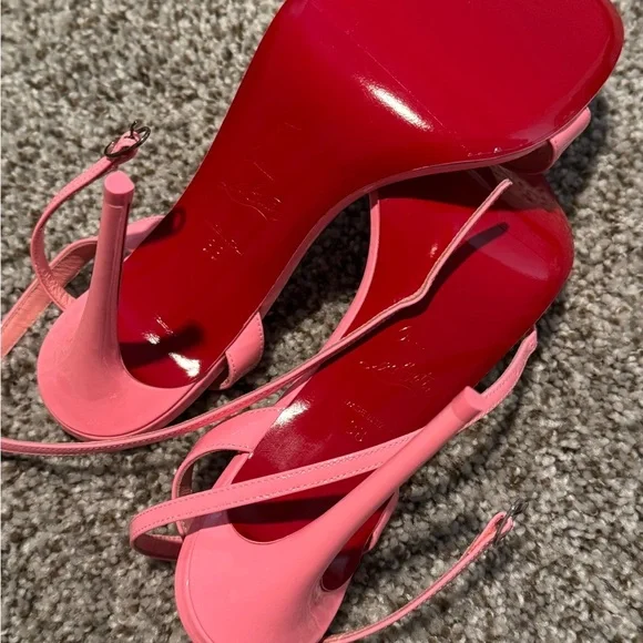 Christian Louboutin Patent Loubigirl 100 Sandals size 38 - Picture 6 of 10